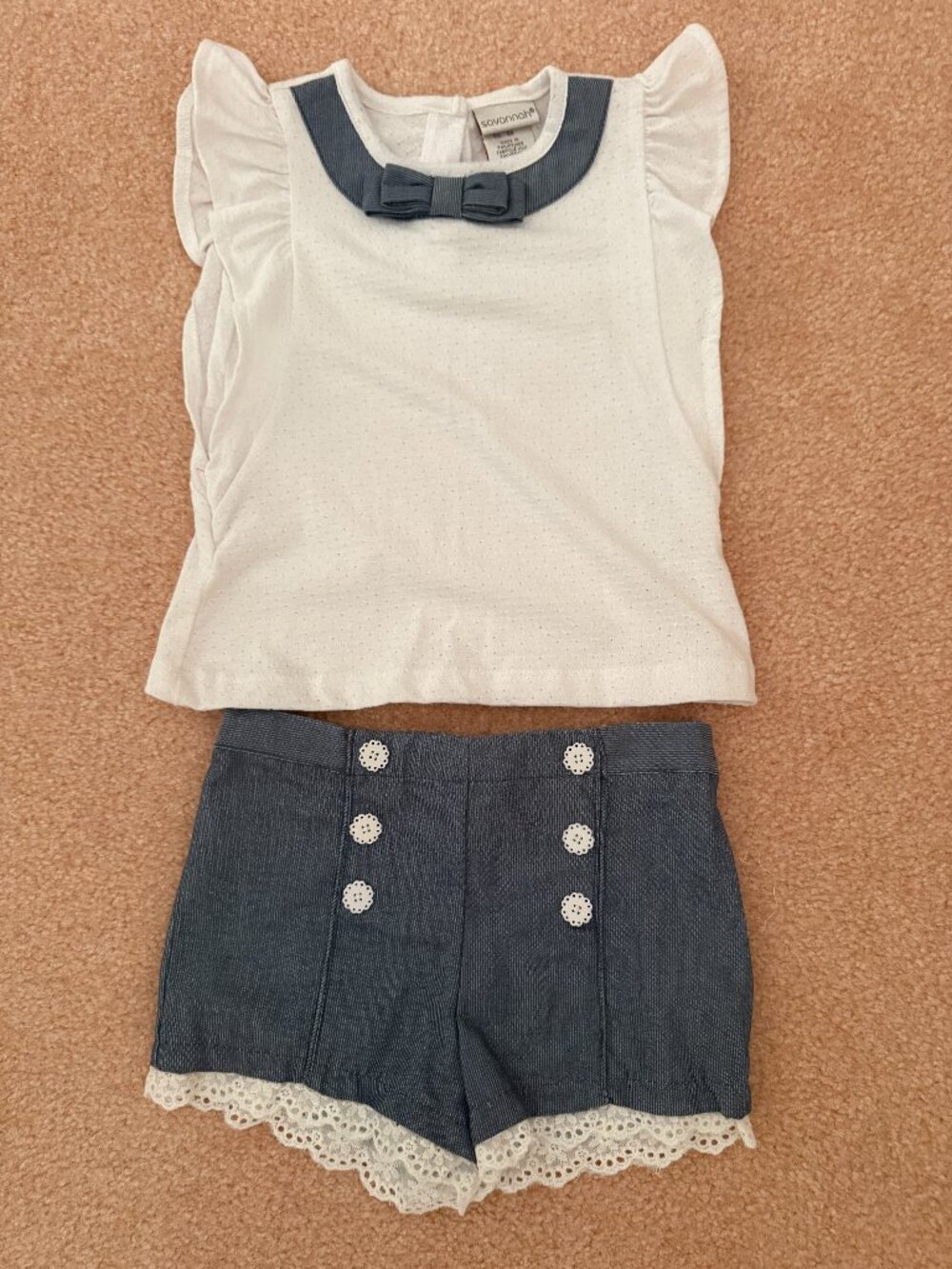 18 Month Savannah 2-pc Shorts Outfit
